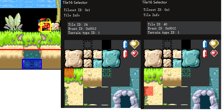 Wario Land 4 terrain type explanation